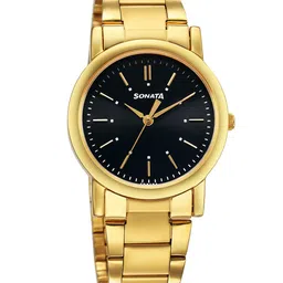 Sonata Classique Collection Men Stainless Steel Bracelet Style Analogue Watch 7987YM12W-picture-58