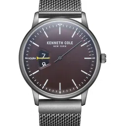 Kenneth Cole Men Brown Dial & Black Stainless Steel Bracelet Style Straps Analogue Watch KCWGH2221103MN-picture-52