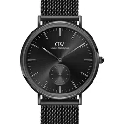 Daniel Wellington Men Textured Dial Reset Time Analogue Watch DW00100714K-2