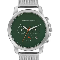 French Connection Czar Men Stainless Steel Bracelet Style Straps Analogue Watch FCN00054E-56