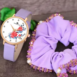 Franklord Women Brass Printed Dial & Bracelet Style Straps Analogue Watch F-135 SLGLP-picture-21