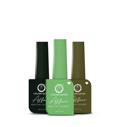 Colors Queen Set of 3 Affair Long Lasting & Chip-Resistant Matte Nail Lacquer - 13 ml each-15