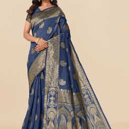 KALINI Ethnic Motif Zari Banarasi Saree-image-50