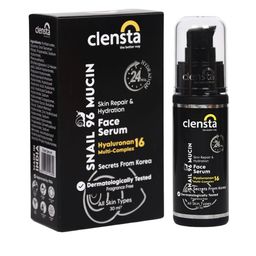 Clensta Snail 96 Mucin Skin Repair Face Serum With 24 Hours Hydration - 30ml-1