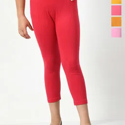 BAESD Girls Pack Of 5 Regular Fit Capris-image-86