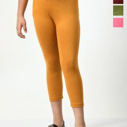 BAESD Girls Pack Of 4 Mid-Rise Capris-picture-30