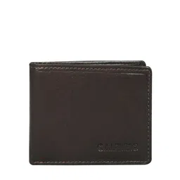 CALFNERO Unisex Brown Leather Card Holder-57