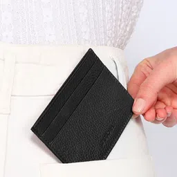 Sassora Textured Leather RFID Card Holder-25