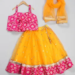 SAKA DESIGNS Girls Ready to Wear Lehenga & Choli With Dupatta-picture-17