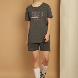 VIMAL JONNEY Printed Sports T-Shirt With Shorts-image-23