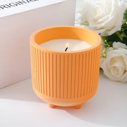 The Better Home White & Orange Wood Fragrance Candle Jar-47