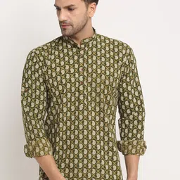 KRAFT INDIA Men Ethnic Motifs Printed Kurta-picture-50