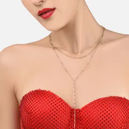 AMI Gold-Toned Gold-Plated Layered Chain-67