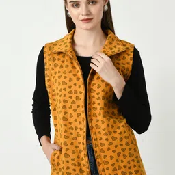 BAESD Printed Lightweight Open Front Jacket-14