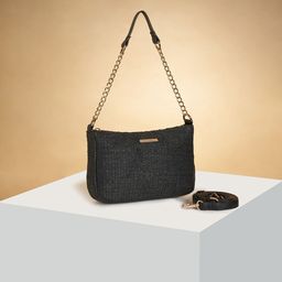 Forever Glam by Pantaloons Textured Structured Shoulder Bag-25