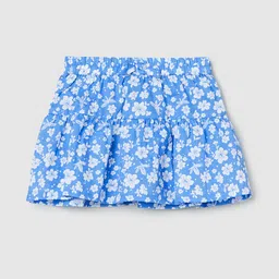max Girls Printed Pure Cotton Knee Length Flared Skirt-picture-21