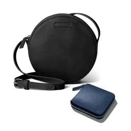 DailyObjects Leather Structured Sling Bag with Zip Wallet-18