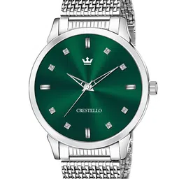 CRESTELLO Men Green Bracelet Style Straps Analogue Watch CR-SLM001-GRN-image-31