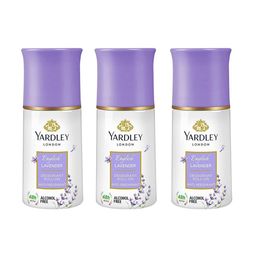 YARDLEY LONDON Set Of 3 English Lavender Deodorant Roll-On - 50 ml Each-16