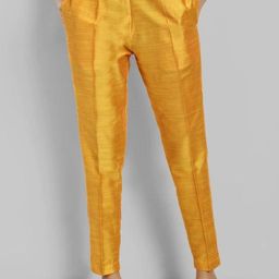 Mera Rang Women Relaxed Straight Leg Wrinkle Free Cigarette Trousers-image-26