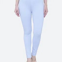 FCK-3 Women Cotton Smart Slim Fit High-Rise Wrinkle Free Trousers-image-93