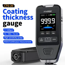 FNIRSI CTG-20 Car Paint Thickness Tester (0-1400μm) Auto/Non-Magnetic/Magnetic Substrate Gauge with Data Logging & Rotatable Display FNIRSI CTG-20 Car Paint Thickness Tester (0-1400μm) Auto/Non-Magnetic/Magnetic Substrate Gauge with Data Logging & Rotatable Display image 2