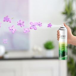 LURE 3 Pieces of Air Freshener - Green Valley,Aqua Fresh & Floral Mist - 220ml Each-27