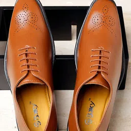 Bxxy Men Perforated Height Increasing Formal Oxfords-image-34