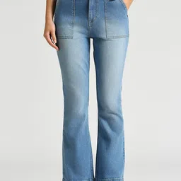 Pepe Jeans Women Slim Fit High-Rise Heavy Fade Stretchable Jeans-picture-7
