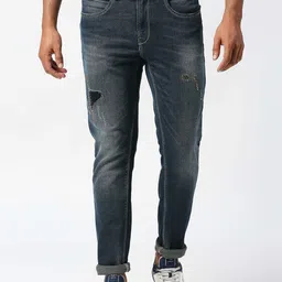 Pepe Jeans Men Super Skinny Fit Low Distress Heavy Fade Stretchable Cotton Jeans-image-18