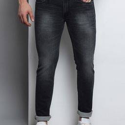 VUDU Men Mid-Rise Narrow Tapered Fit Light Fade Stretchable Jeans-image-57