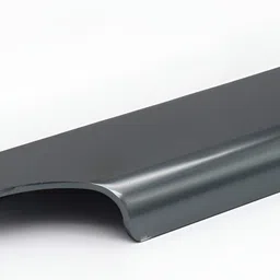 Rab Grey Glossy Finish Aluminium Cabinet Drawer Handle-6