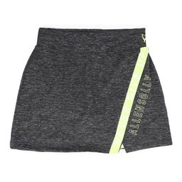 Allen Solly Junior Girls Charcoal Grey Melange Typography Print Above Knee A-Line Skirt-image-38