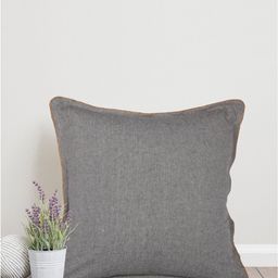 Home Grey & Brown Square Cushion Cover-24