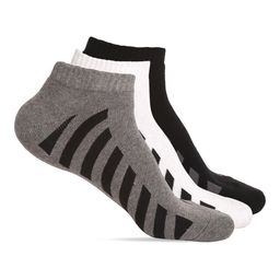 MUTAQINOTI Men Set Of 3 Multicoloured Patterned Ankle Length Antimicrobial Socks-23
