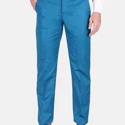 TrulyFeb Men Slim Fit Cotton Formal Trousers-picture-46
