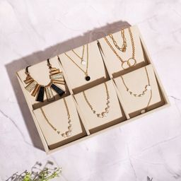La Trove Cream Regular Jewellery Organiser-picture-54