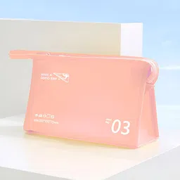 Cortina Pink Water Resistant Makeup Organiser-28