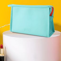 Cortina Blue Water Resistant Makeup Organiser-17