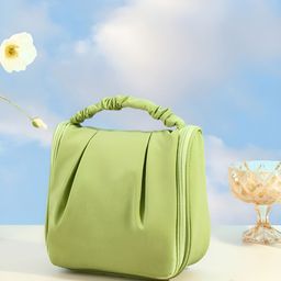 Cortina Green Water Resistant Makeup Organiser-40