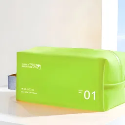 Cortina Green Water Resistant Makeup Organiser-17