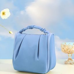Cortina Blue Water Resistant Makeup Organiser-49