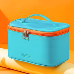 Cortina Blue Water Resistant Makeup Organiser-57