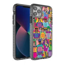 DailyObjects Black & Purple Printed Cravings Before Savings Stride  iPhone 11 Pro Phone Case-27