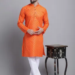 Armaan Ethnic Men Geometric Kurta-image-95