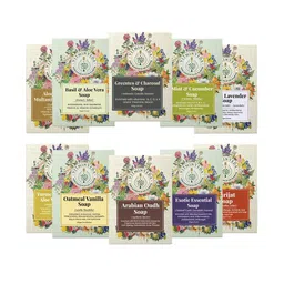 VITMINVEDA Set Of 10 Natural Herbal Soap Bar - 125g Each-6