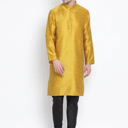 VASTRAMAY Men Ethnic Regular Kurta With Churidar-picture-23