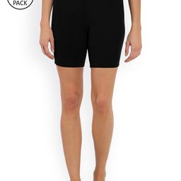 Jockey Women Pack Of 2 Black Shorties Briefs 1529-0105-image-40