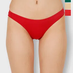 SELFCARE Pack Of 4 Low-Rise Bikini Briefs-image-35