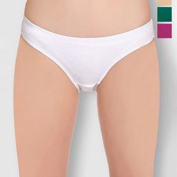 SELFCARE Pack Of 4 Cotton Low-Rise Bikini Briefs-picture-41